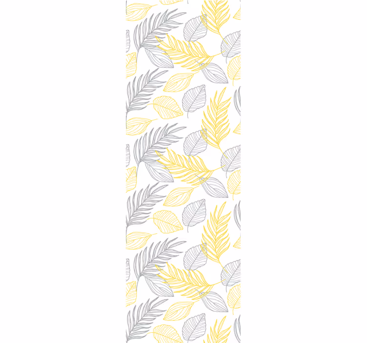 Papel pintado naturaleza Hojas de pantone - TenVinilo