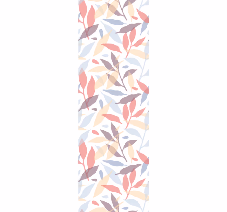 Papel pintado naturaleza Ramas de árboles de colores - TenVinilo