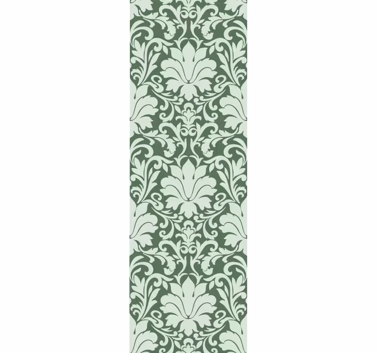 Papel tapiz floral elegante motivo de follaje - TenVinilo