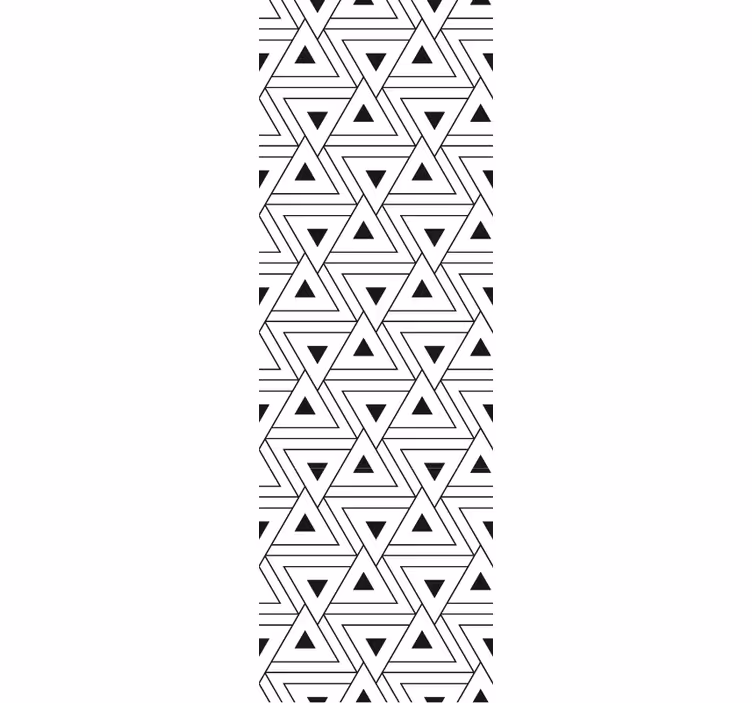 Papel pintado salón Diseño en blanco y negro - TenVinilo