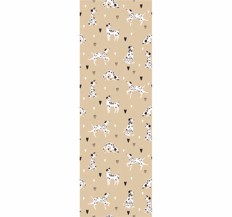 Papel tapiz perros delicia del patrón del perro - TenVinilo