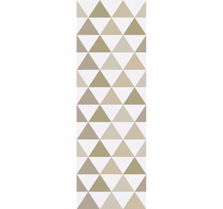 Papel pintado triangulos Triángulos en tonos beige - TenVinilo
