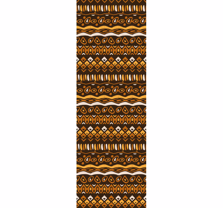 Papel tapiz ornamental patrón tribal - TenVinilo