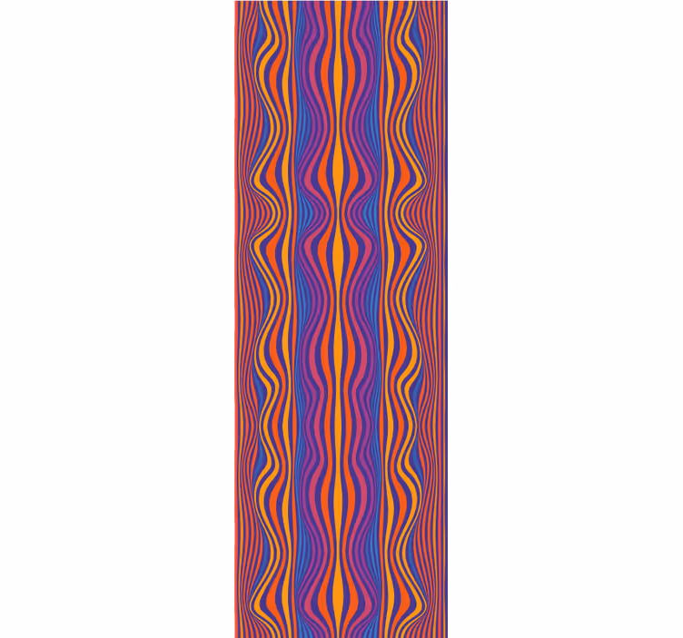 Papel pintado abstracto Líneas maravillosas psicodélicas - TenVinilo