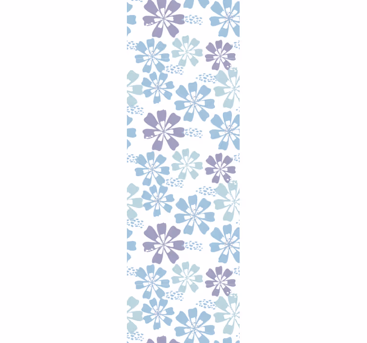 Papel tapiz flores tema de patrón floral - TenVinilo