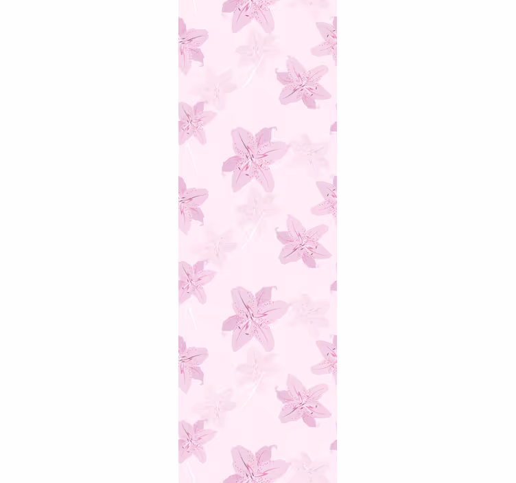 Papel pintado juvenil Diseño de flores bastante femenino - TenVinilo
