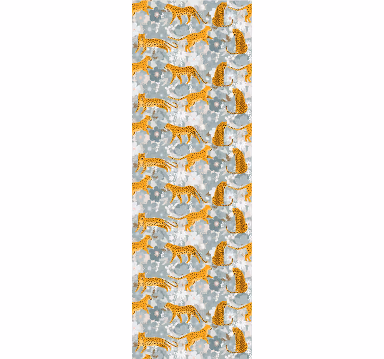 Papel tapiz animales motivo de leopardo - TenVinilo