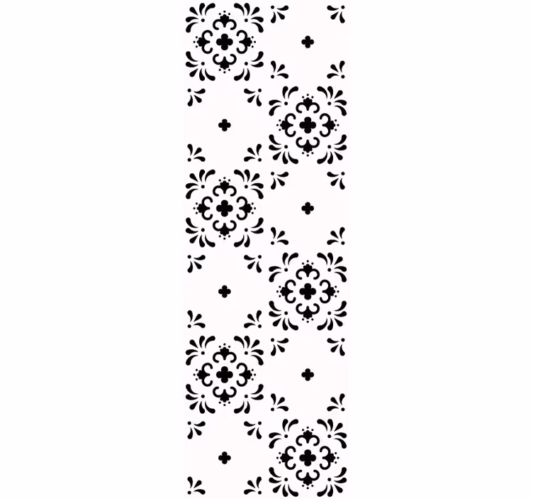 Papel tapiz floral adorno floral - TenVinilo