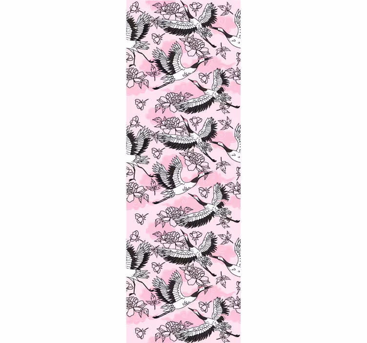 Papel tapiz animales patrón de vuelo de mariposa - TenVinilo
