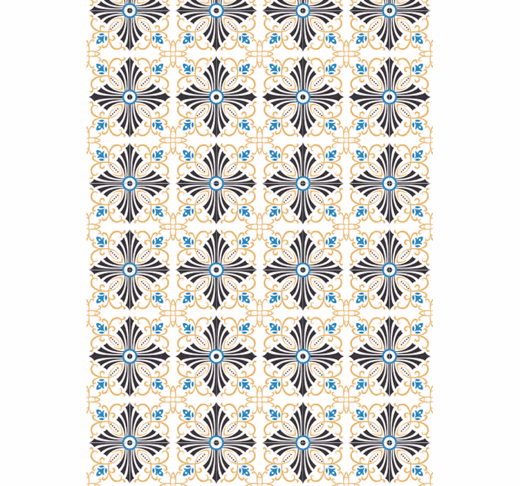 Papel pintado salón Diseño de espiral cruzada vintage - TenVinilo