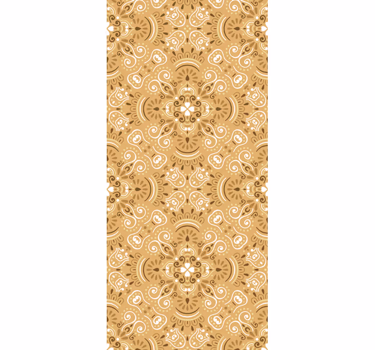 Papel tapiz ornamental patrón de mandala intrincado - TenVinilo