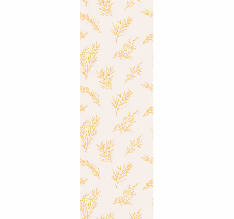 Papel tapiz flores patrón de follaje botánico - TenVinilo