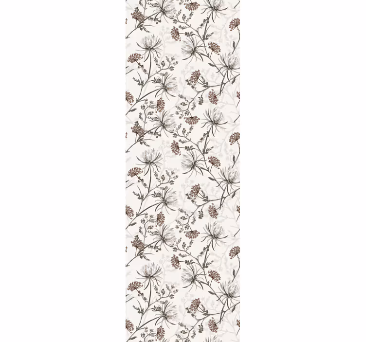 Papel tapiz flores impresiones botánicas - TenVinilo