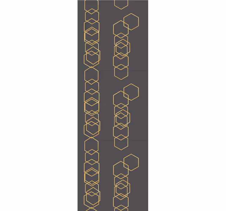 Papel tapiz geométrico diseño lineal geométrico - TenVinilo