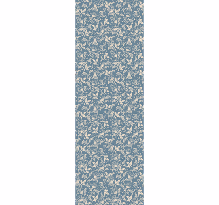 Papel tapiz floral patrón floral vintage - TenVinilo