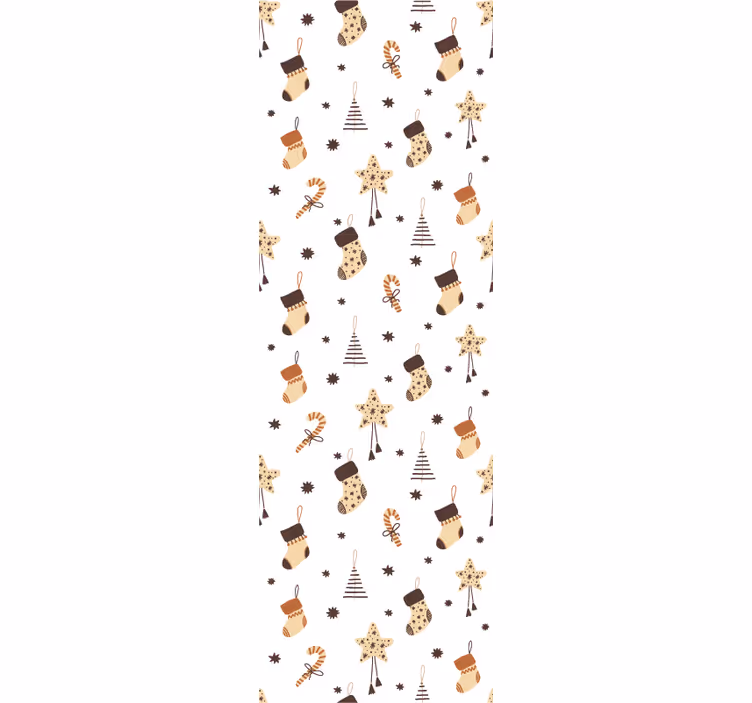 Papel pintado navidad Regalos de navidad patrón brillante - TenVinilo