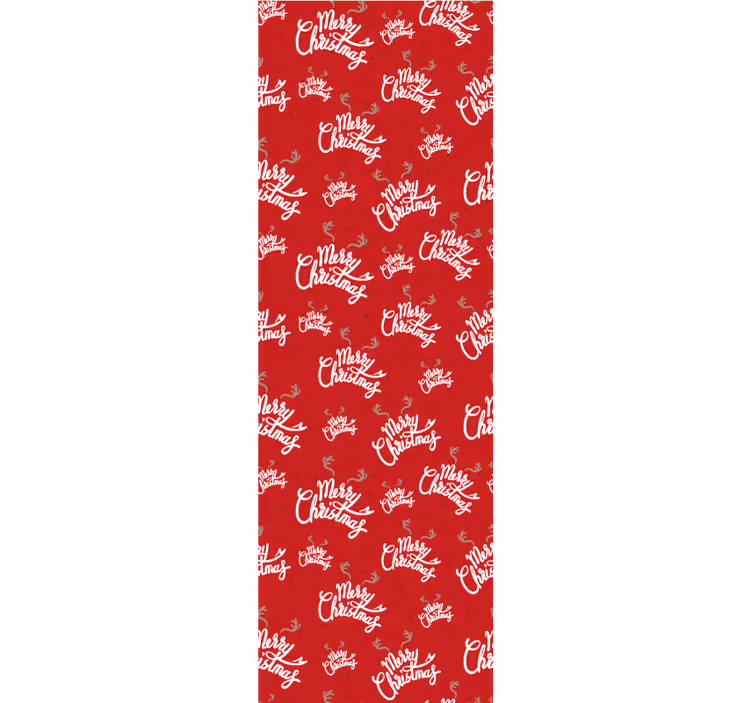 Papel tapiz navidad motivo de guión festivo - TenVinilo