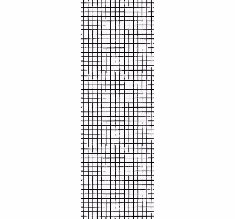 Papel tapiz geométrico patrón de cuadrícula - TenVinilo