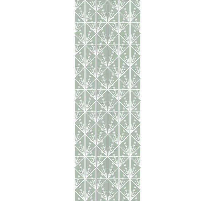 Papel tapiz geométrico inspirado en el art déco - TenVinilo
