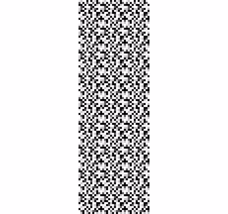 Papel tapiz geométrico pata de gallo geométrica - TenVinilo