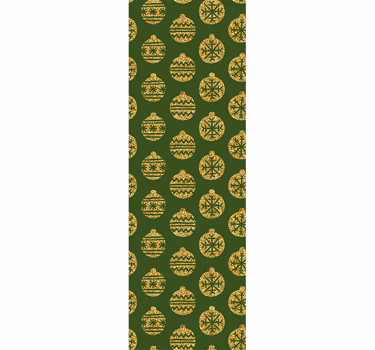 Papel tapiz navidad patrón de adorno festivo - TenVinilo