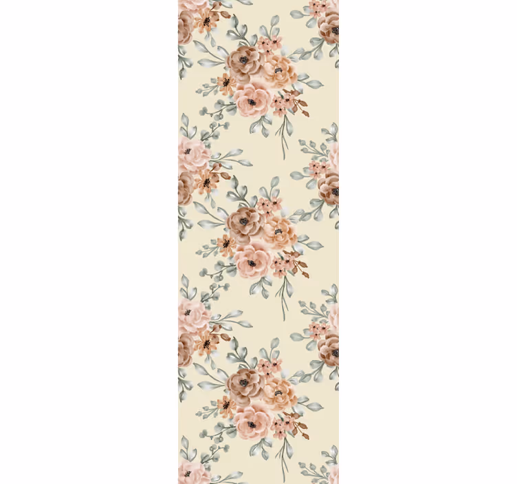 Papel tapiz para sala composición botánica - TenVinilo