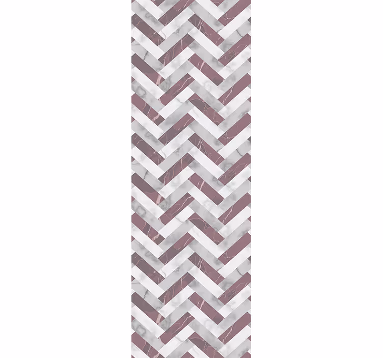 Papel tapiz mármol patrón de chevron gris - TenVinilo