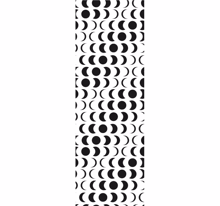 Papel pintado moderno Patrón de luna minimalista - TenVinilo