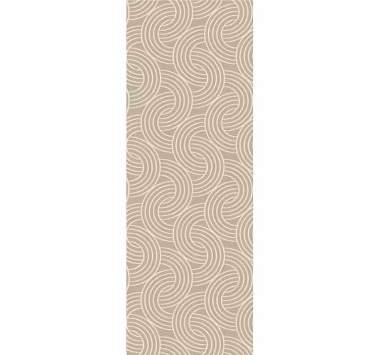 Papel tapiz despacho patrones curvos elegantes - TenVinilo
