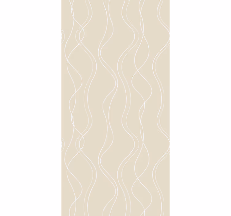 Papel pintado nórdico Patrón de arte escandinavo blanco y beige - TenVinilo