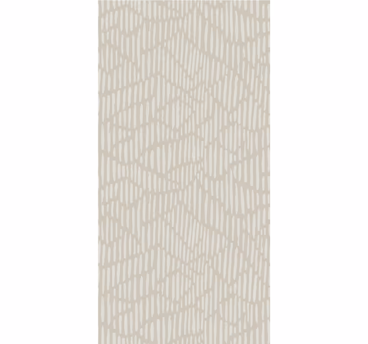 Papel pintado nórdico Patrón beige abstracto escandinavo - TenVinilo