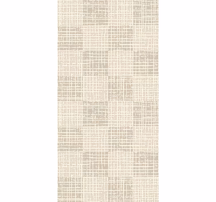 Papel pintado nórdico Patrón cuadrado beige escandinavo - TenVinilo