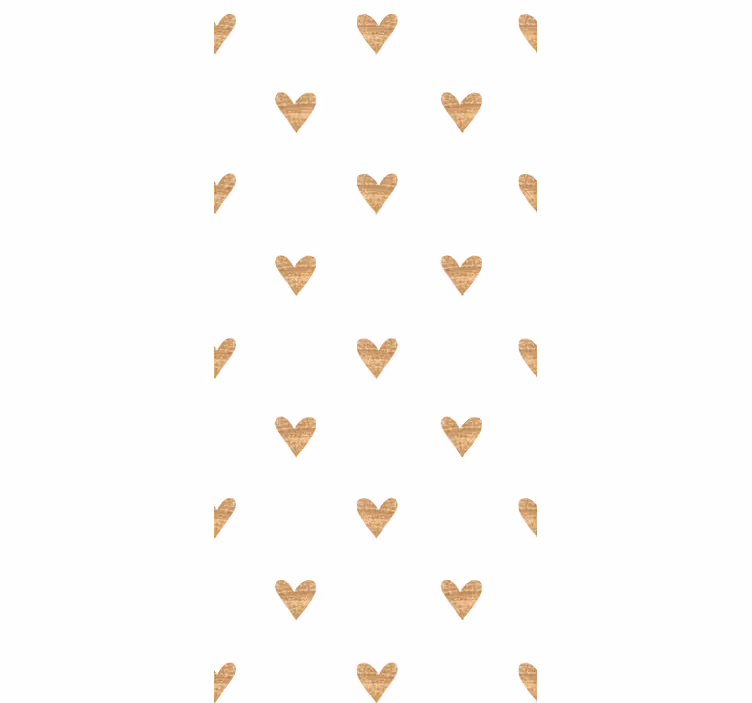 Papel pintado lunares Patrón de corazones pequeños - TenVinilo