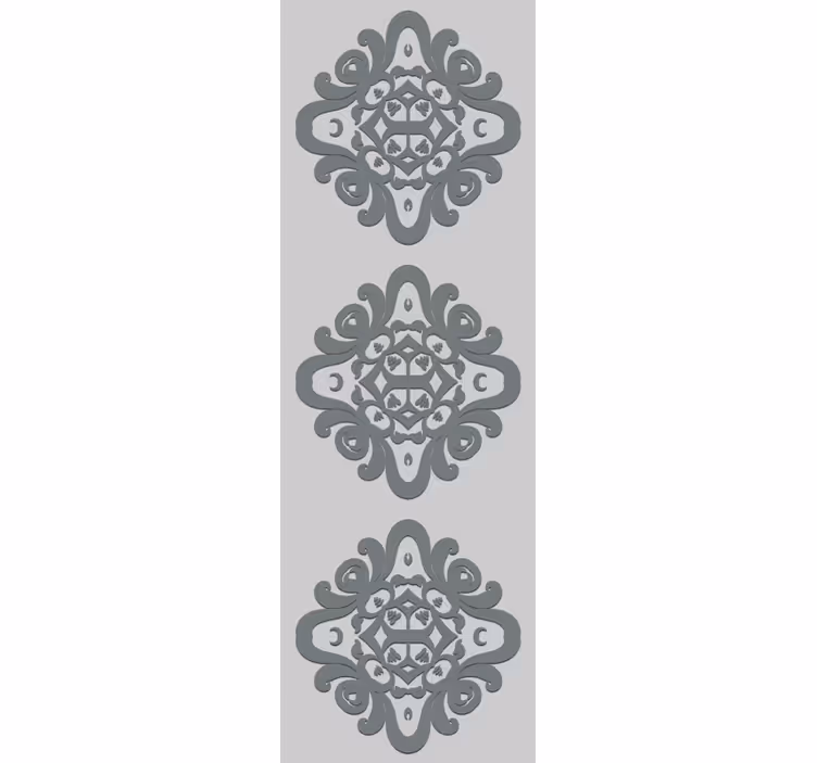 Papel pared 3D Formas de flores de efecto 3d - TenVinilo