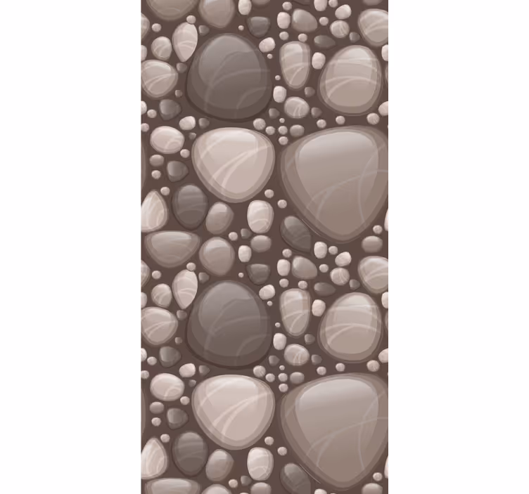 Papel imitación piedra Piedras con efecto curvo - TenVinilo