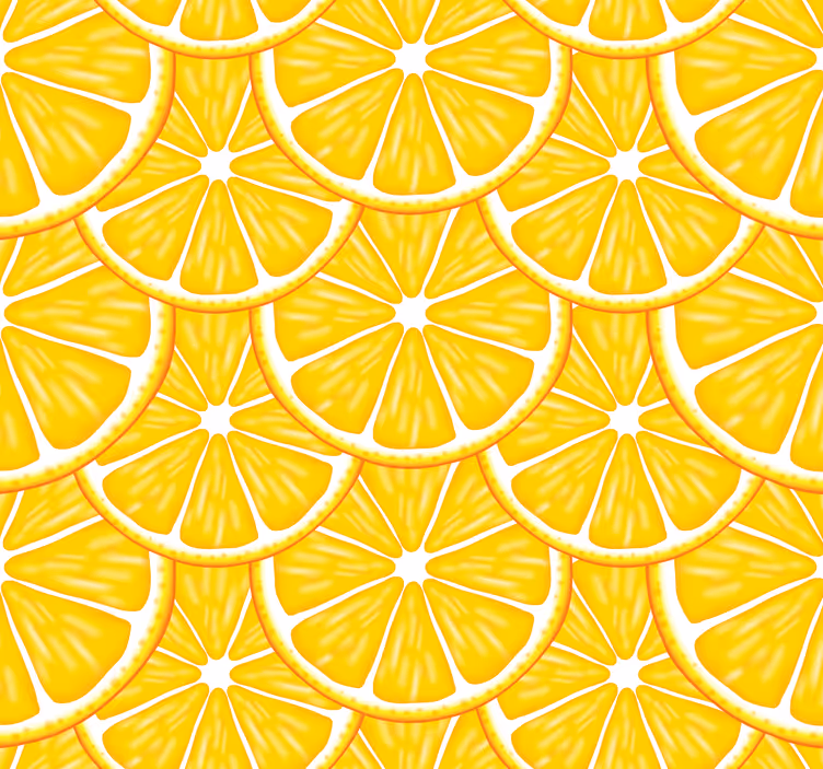 Papel tapiz cocina motivo de rodaja de cítricos - TenVinilo