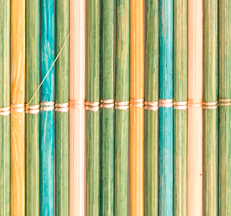 Papel tapiz madera superficie con textura de bambú - TenVinilo