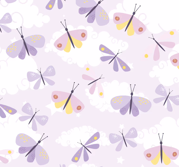 Papel decorativo de mariposas hola a todos.¡Hola a todos! - TenVinilo
