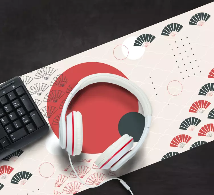 Alfombrilla de ratón texturas Geométrico japonés - TenVinilo