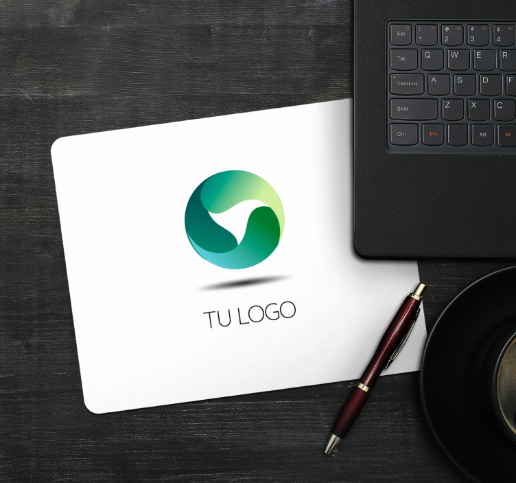 Alfombrilla de ratón personalizable logoLogo en Español - TenVinilo