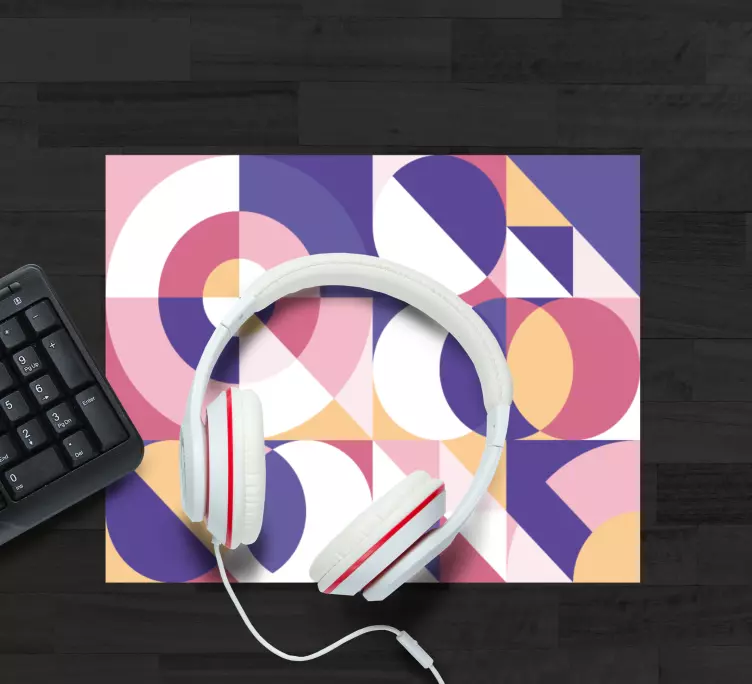 Alfombrilla ratón original Figuras abstractas arte geométrico - TenVinilo