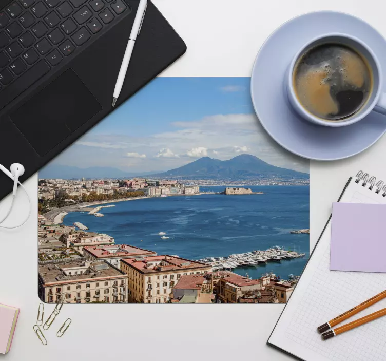 Vesuvio fondo más alfombrillas de ratón - TenVinilo