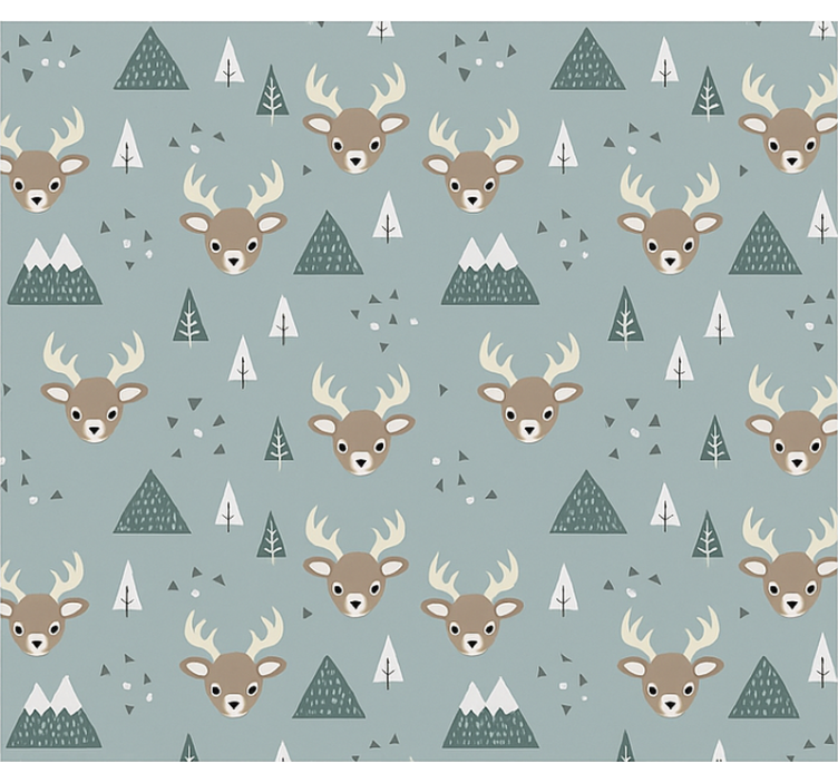 Cortina roller infantil diseño nórdico querido - TenVinilo