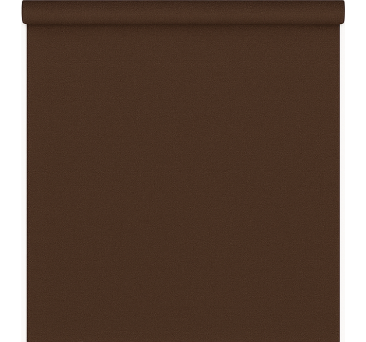 Cortina roller living comedor monocromo marrón oscuro - TenVinilo