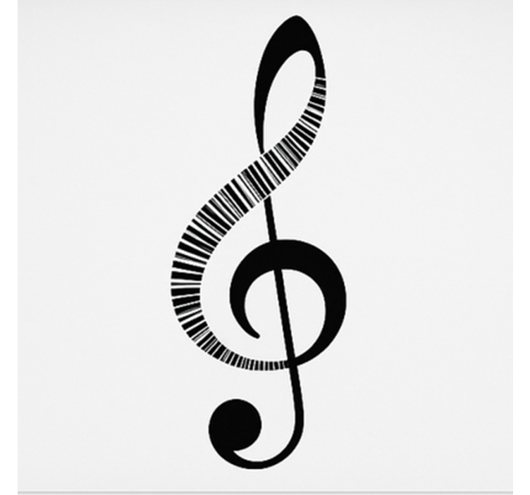 Cortina roller juvenil nota musical - TenVinilo