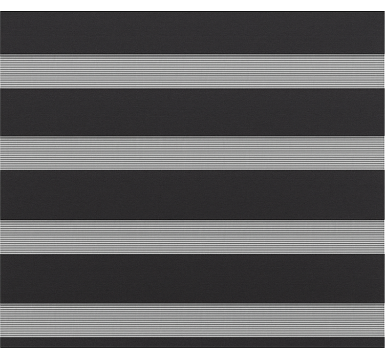 Cortina roller oficina protección solar negra moderna - TenVinilo