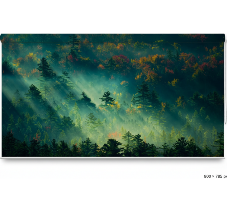 Cortina roller árboles el bosque melancólico - TenVinilo