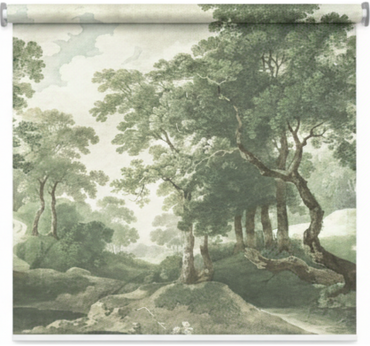 Cortina roller árboles naturaleza clásica atemporal - TenVinilo