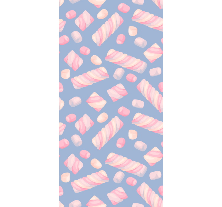 Cortina roller cocina nubes de malvavisco - TenVinilo