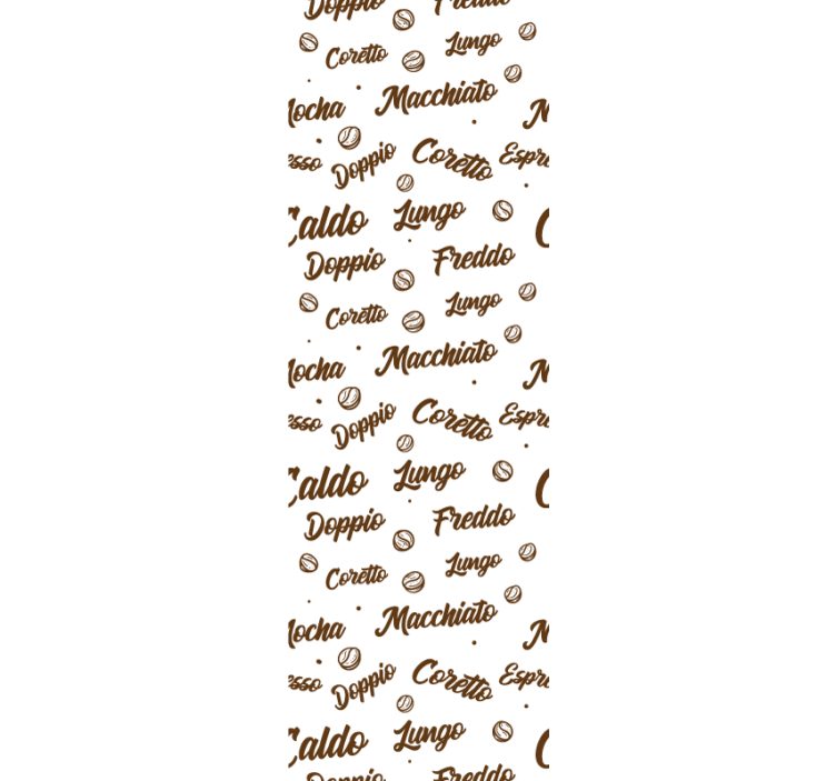 Cortina roller cocina café todos los días - TenVinilo